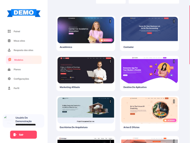 Construtor de sites de Páginas HTML - Imagem 5